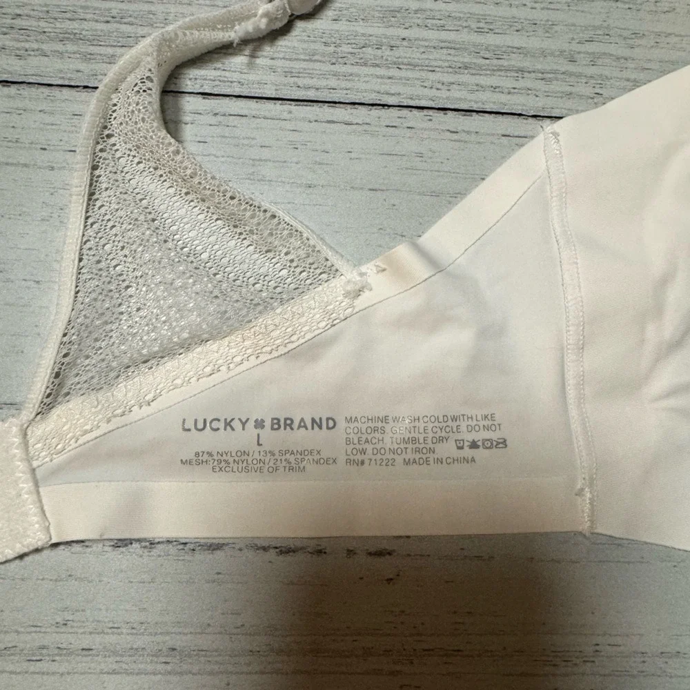 Lucky‎ Brand Ivory Wireless Bra